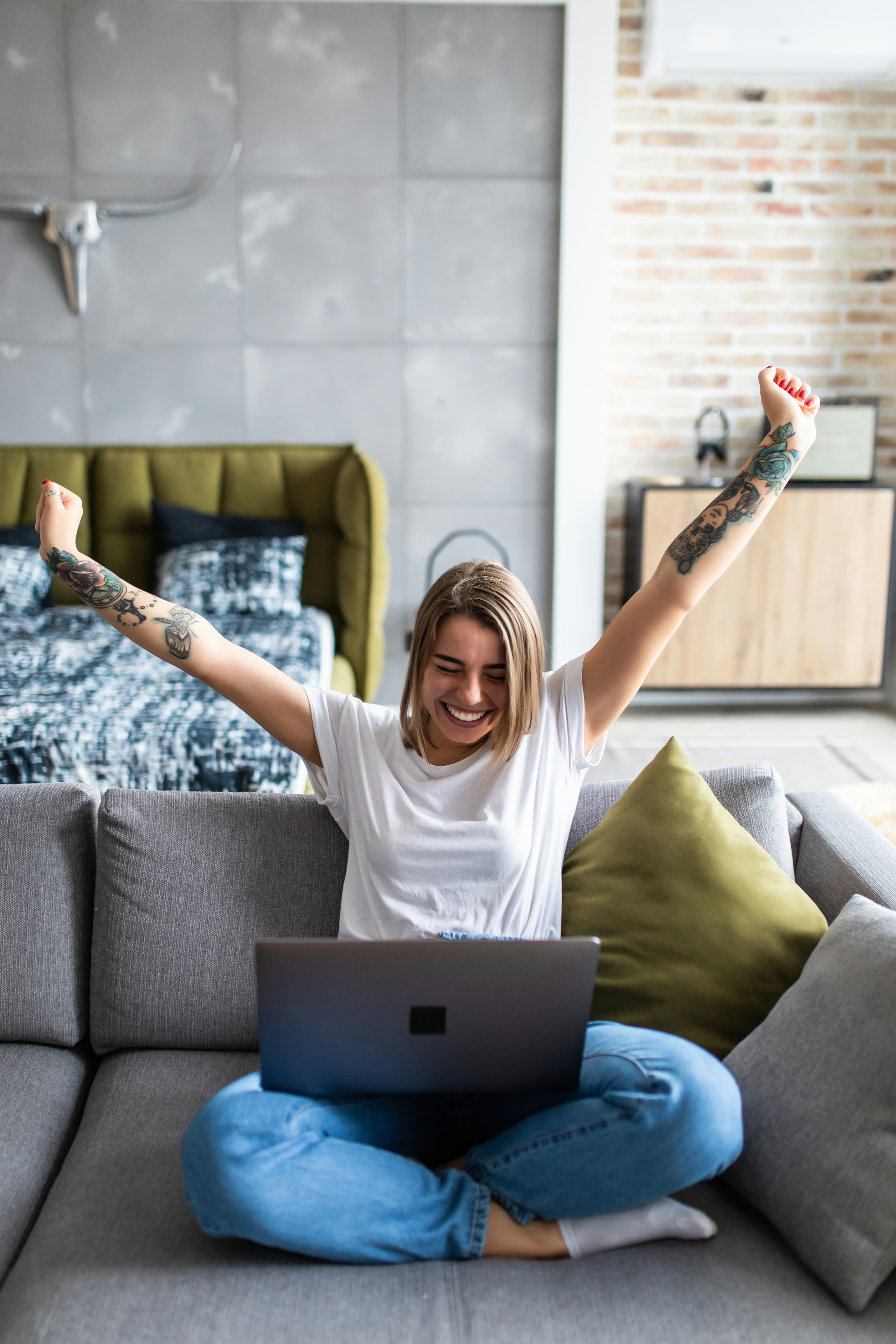 Moderne hus til salg